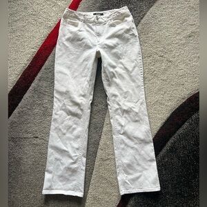 Tahari White Bootcut Jeans